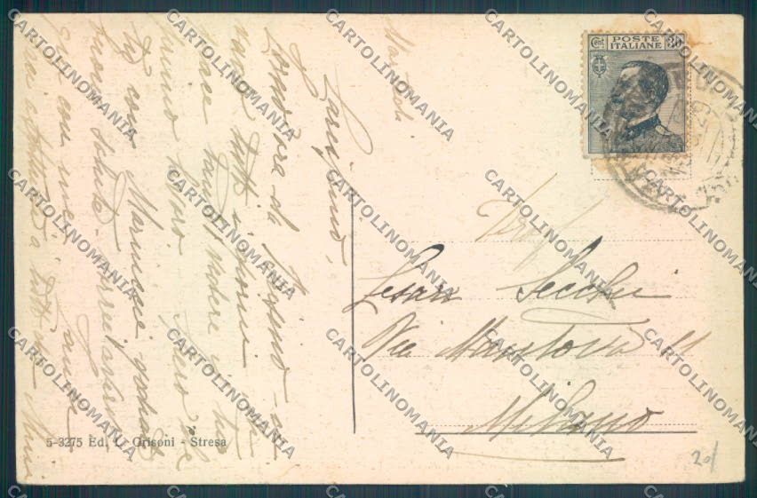 Verbania Stresa Magognino cartolina ZQ7160 – retro