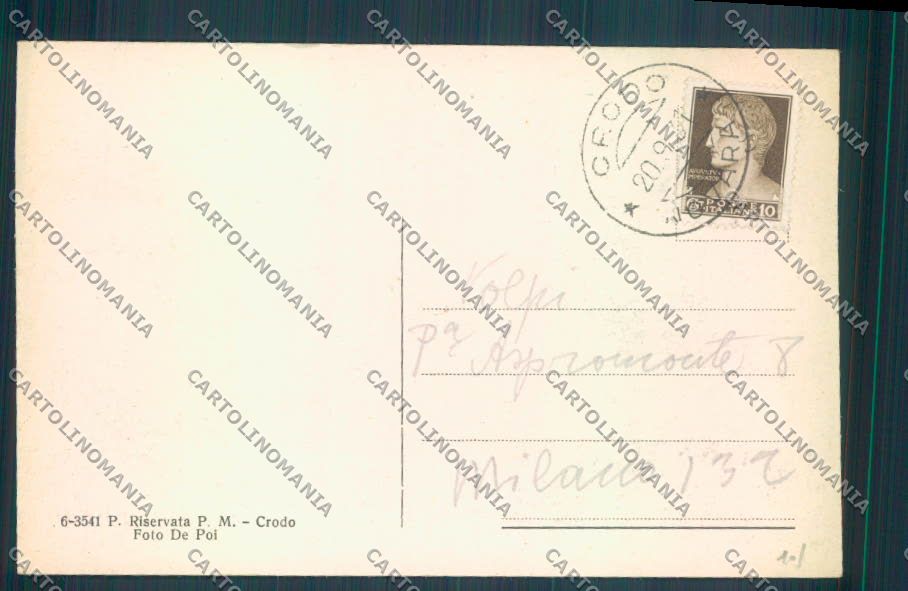 Verbania Crodo cartolina ZQ7163 – retro