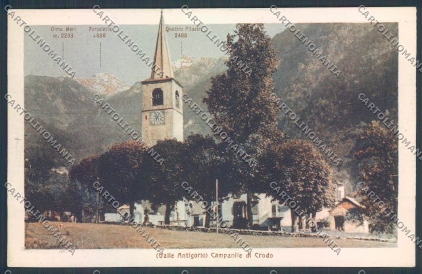 Verbania Crodo cartolina ZQ7171 – fronte