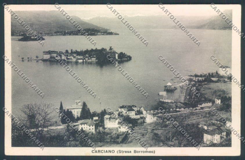 Verbania Stresa Carciano cartolina ZQ7173 – fronte