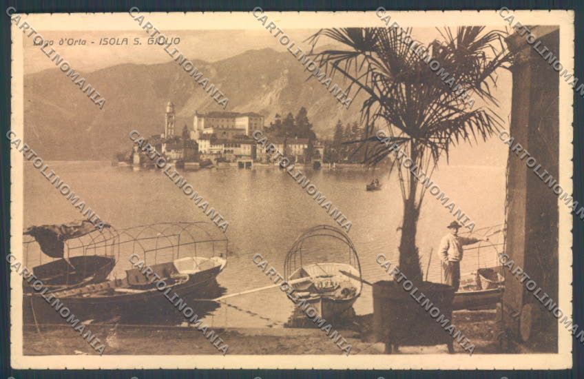 Verbania Orta Barca cartolina ZQ7188 – fronte