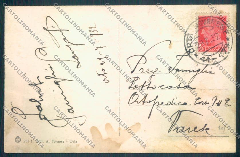 Verbania Orta cartolina ZQ7193 – retro