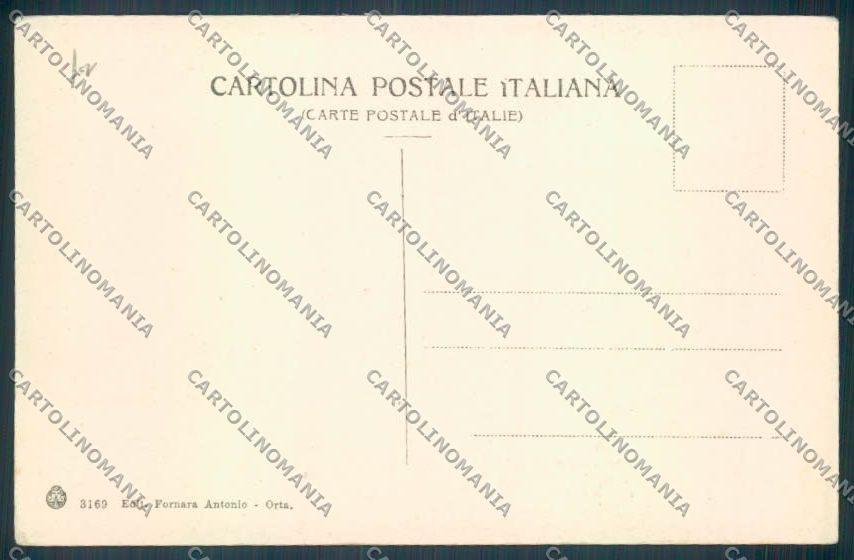Verbania Orta cartolina ZQ7194 – retro