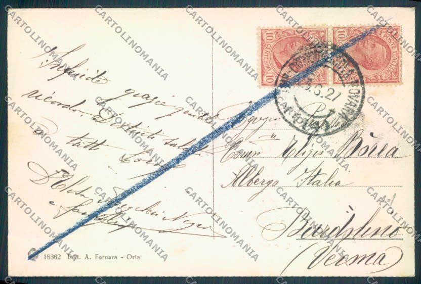 Verbania Orta cartolina ZQ7200 – retro