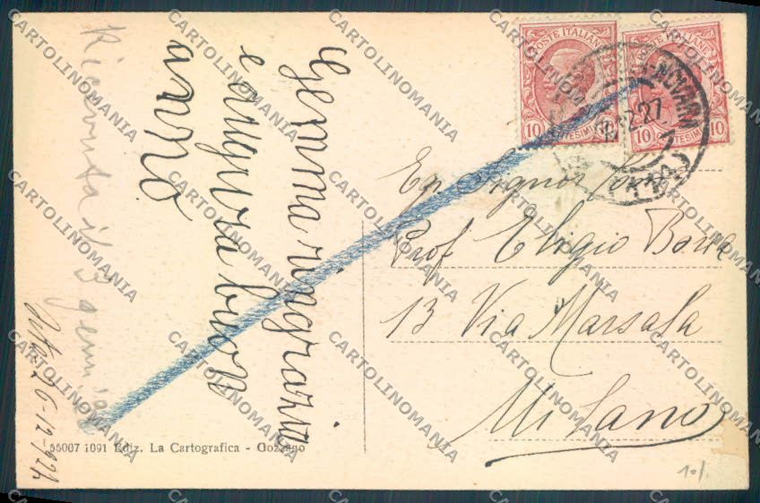 Verbania Orta cartolina ZQ7204 – retro