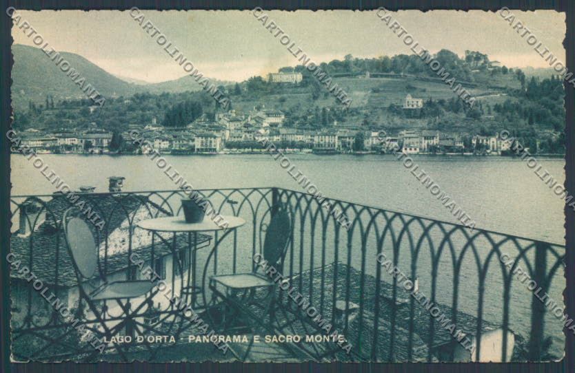 Verbania Orta PIEGHINA cartolina ZQ7206 – fronte
