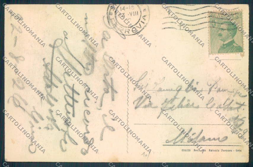 Verbania Orta cartolina ZQ7213 – retro
