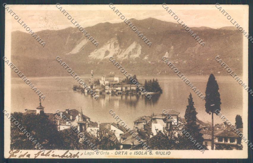 Verbania Orta cartolina ZQ7214 – fronte