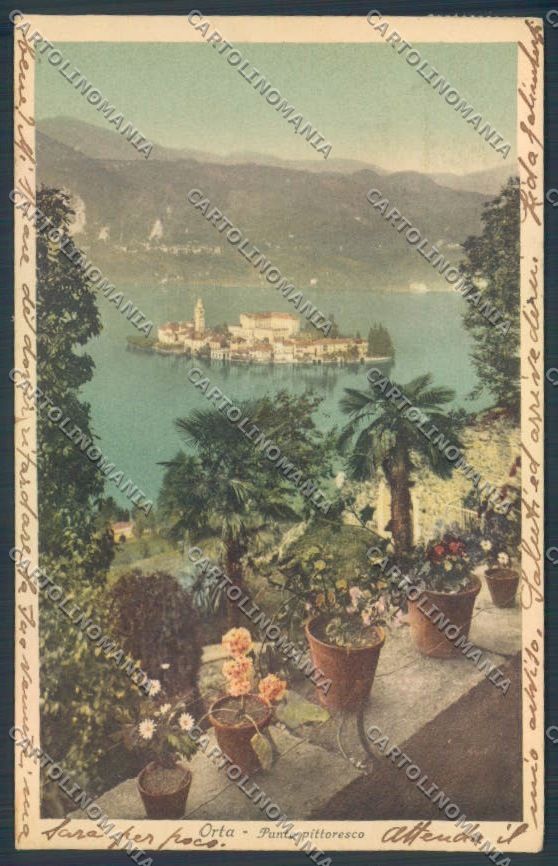 Verbania Orta cartolina ZQ7216 – fronte