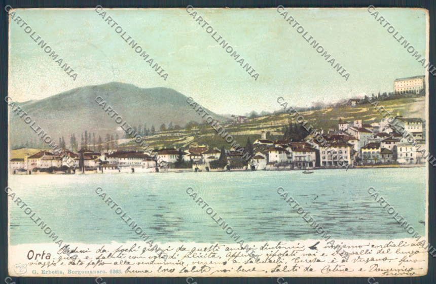 Verbania Orta cartolina ZQ7217 – fronte