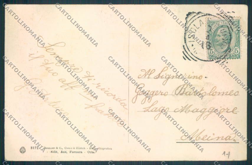 Verbania Orta cartolina ZQ7219 – retro