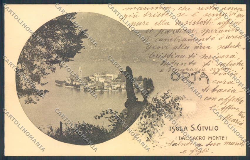 Verbania Orta cartolina ZQ7223 – fronte