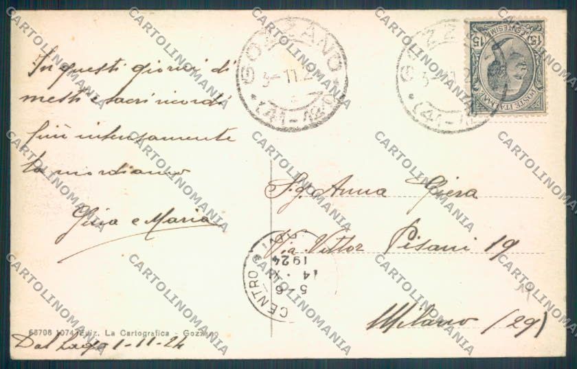 Verbania Orta cartolina ZQ7224 – retro