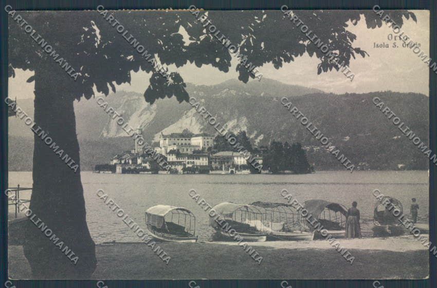 Verbania Orta Barca cartolina ZQ7225 – fronte