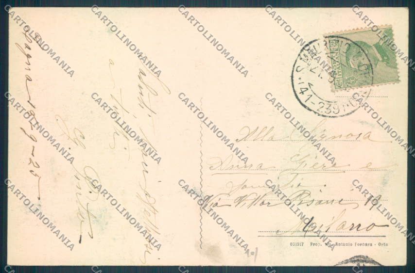 Verbania Orta cartolina ZQ7239 – retro