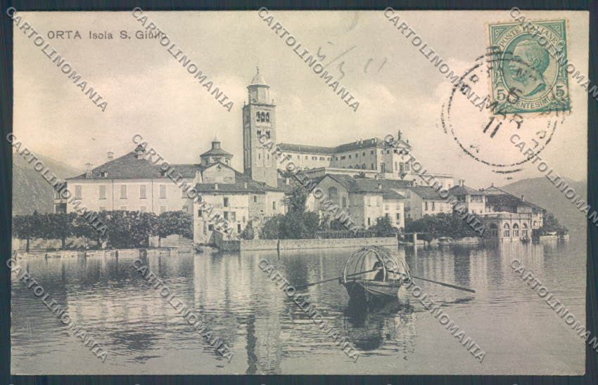 Verbania Orta Barca cartolina ZQ7248 – fronte