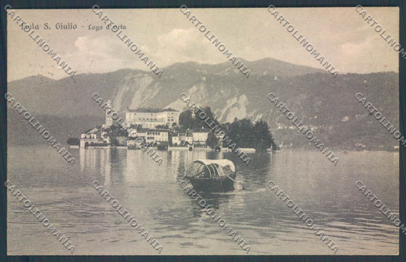 Verbania Orta Barca cartolina ZQ7249 – fronte