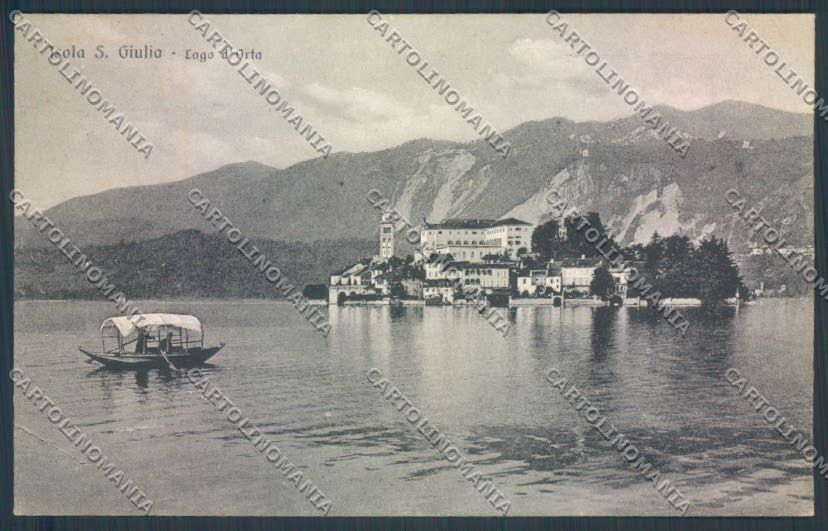 Verbania Orta Barca cartolina ZQ7250 – fronte