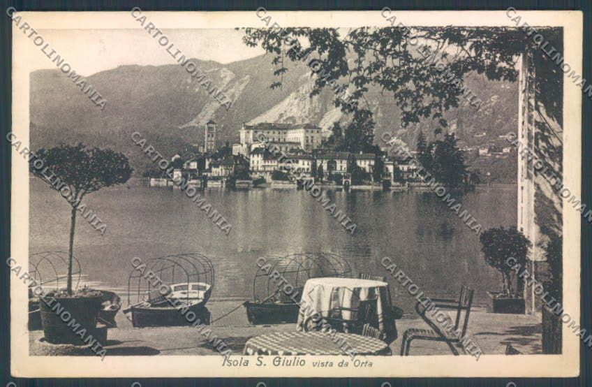 Verbania Orta Barca cartolina ZQ7258 – fronte