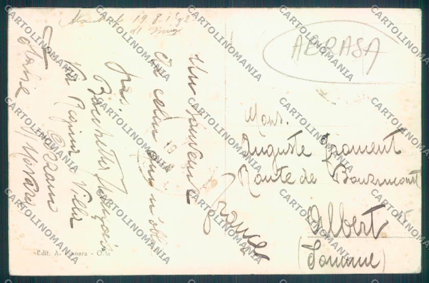 Verbania Orta ABRASA cartolina ZQ7264 – retro