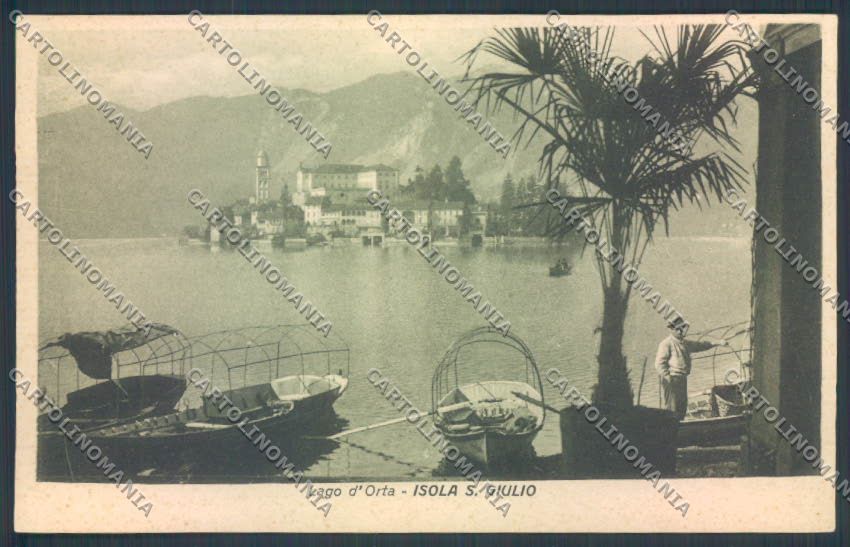 Verbania Orta Barca cartolina ZQ7273 – fronte
