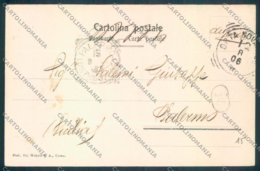 Verbania Orta cartolina ZQ7277 – retro