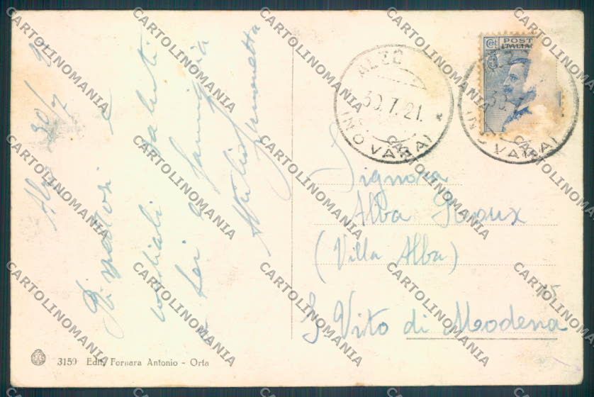 Verbania Orta cartolina ZQ7278 – retro