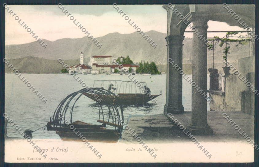 Verbania Orta Barca cartolina ZQ7279 – fronte