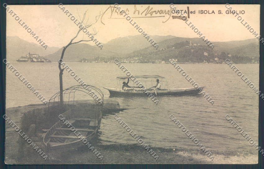Verbania Orta Barca cartolina ZQ7282 – fronte