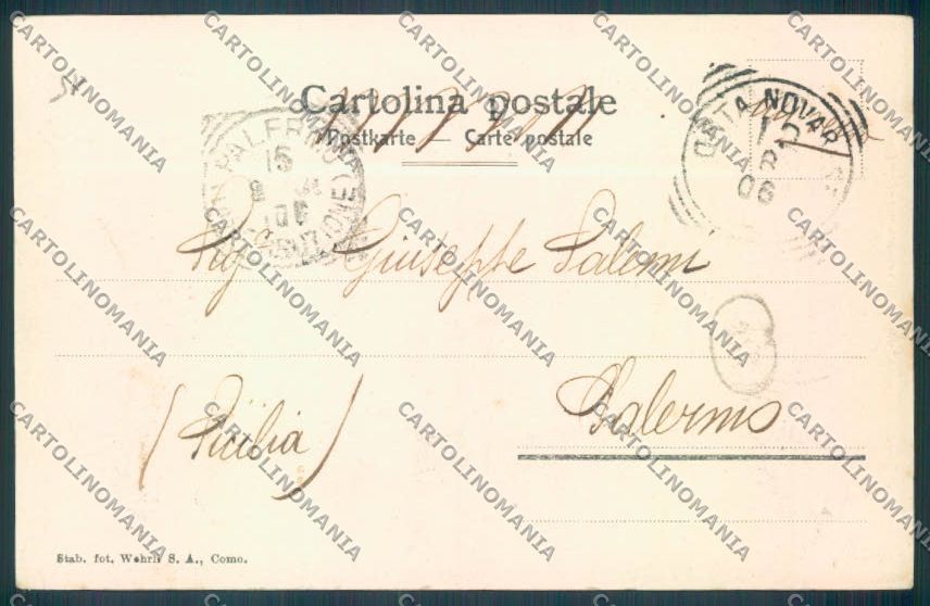 Verbania Orta cartolina ZQ7283 – retro