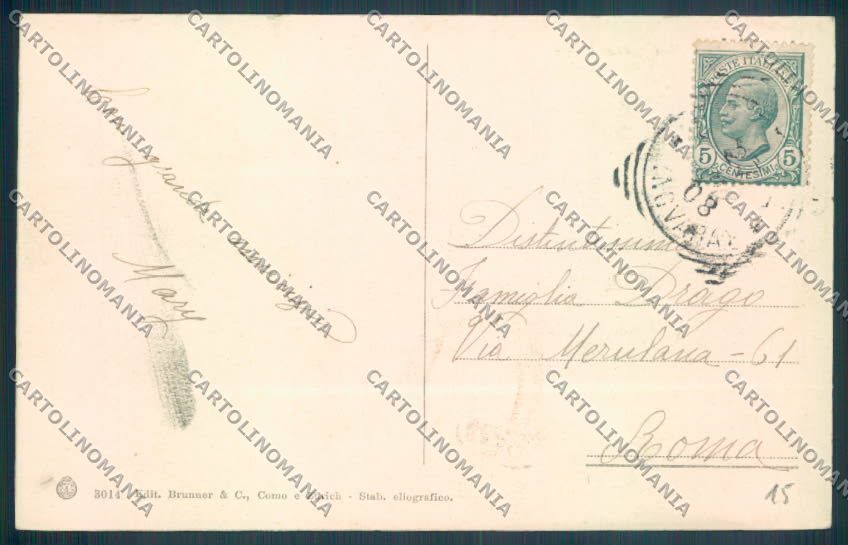 Verbania Orta cartolina ZQ7285 – retro