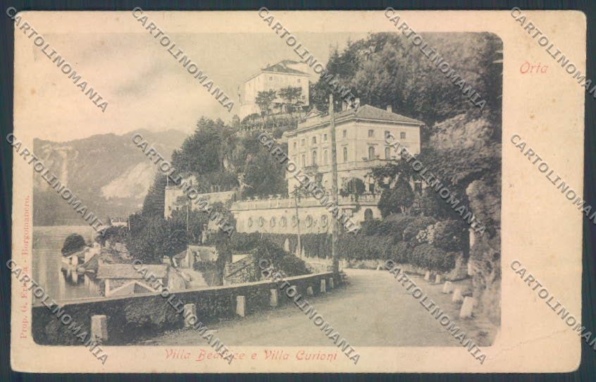 Verbania Orta PIEGA cartolina ZQ7291 – fronte
