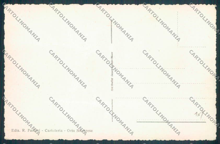 Verbania Orta cartolina ZQ7296 – retro