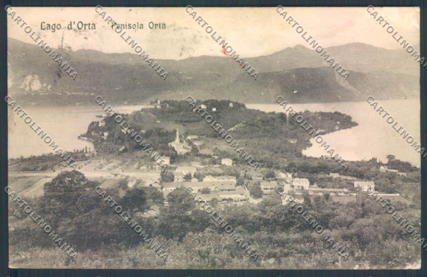 Verbania Orta ABRASA cartolina ZQ7301 – fronte
