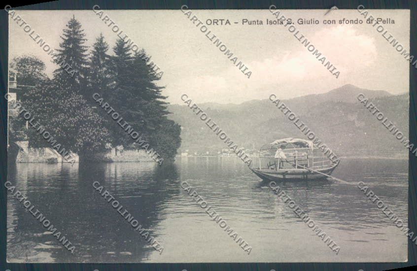 Verbania Orta Barca cartolina ZQ7303 – fronte