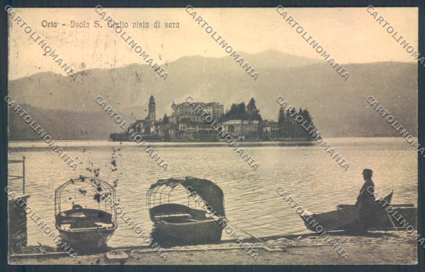 Verbania Orta Barca cartolina ZQ7304 – fronte