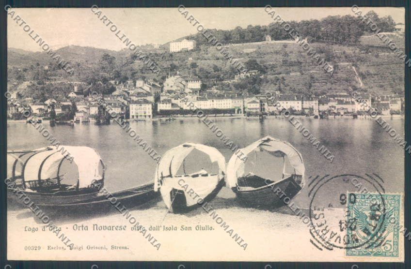 Verbania Orta Barca cartolina ZQ7309 – fronte