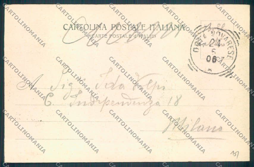 Verbania Orta Barca cartolina ZQ7309 – retro