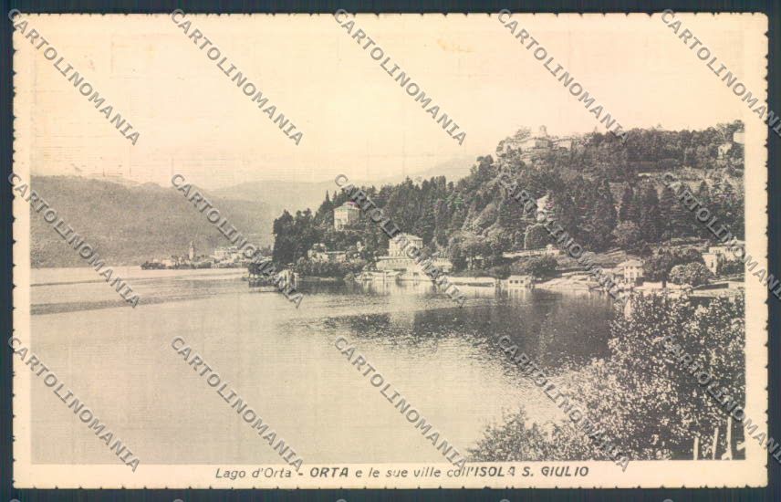 Verbania Orta cartolina ZQ7319 – fronte