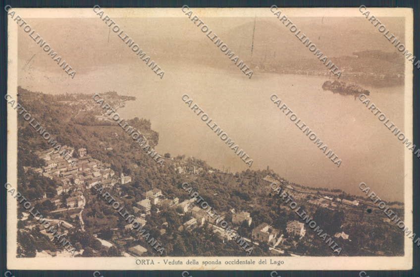 Verbania Orta cartolina ZQ7322 – fronte