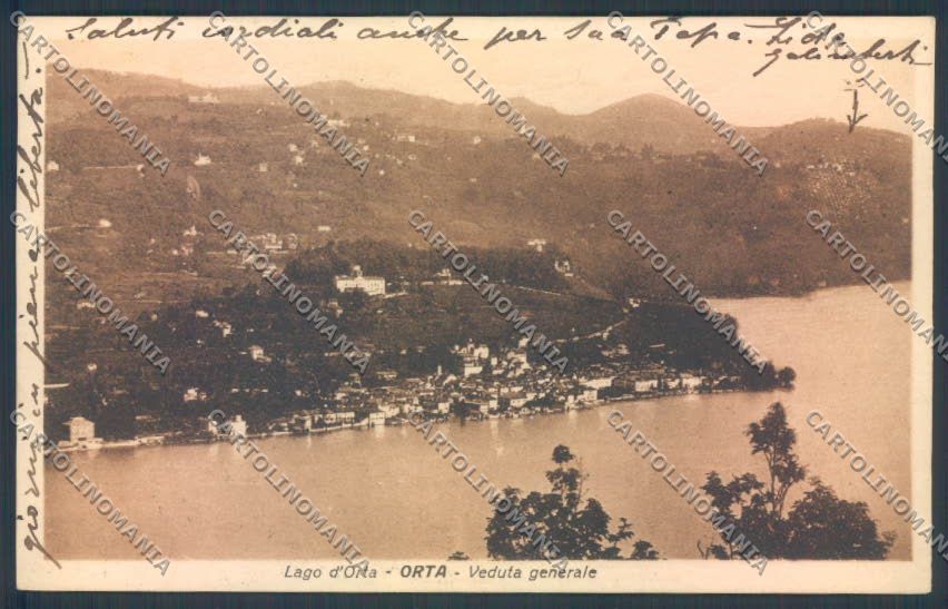 Verbania Orta cartolina ZQ7325 – fronte