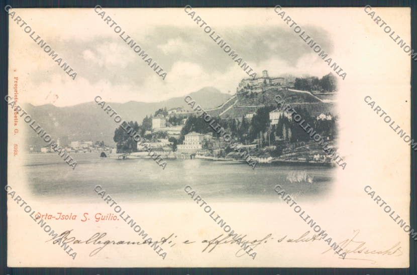 Verbania Orta cartolina ZQ7334 – fronte