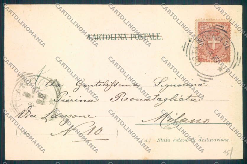 Verbania Orta cartolina ZQ7334 – retro