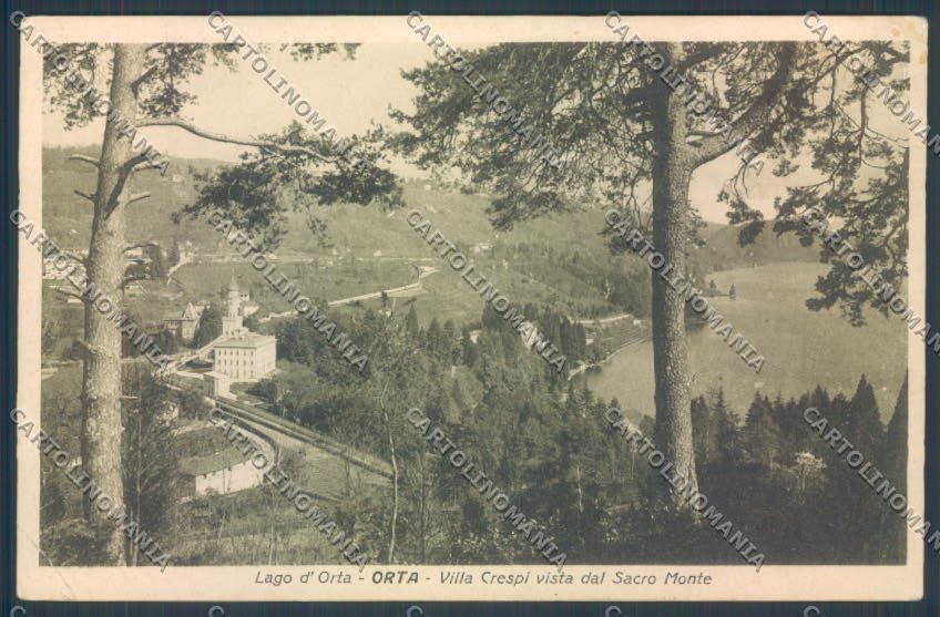 Verbania Orta PIEGA cartolina ZQ7338 – fronte