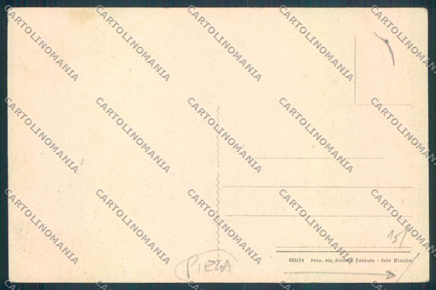 Verbania Orta PIEGA cartolina ZQ7338 – retro