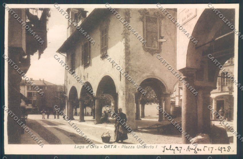 Verbania Orta cartolina ZQ7343 – fronte