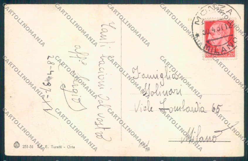 Verbania Orta cartolina ZQ7351 – retro