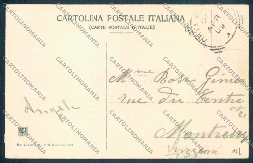 Verbania Orta Barca cartolina ZQ7353 – retro