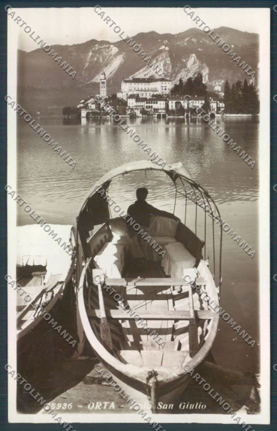 Verbania Orta Barca Foto cartolina ZQ7354 – fronte