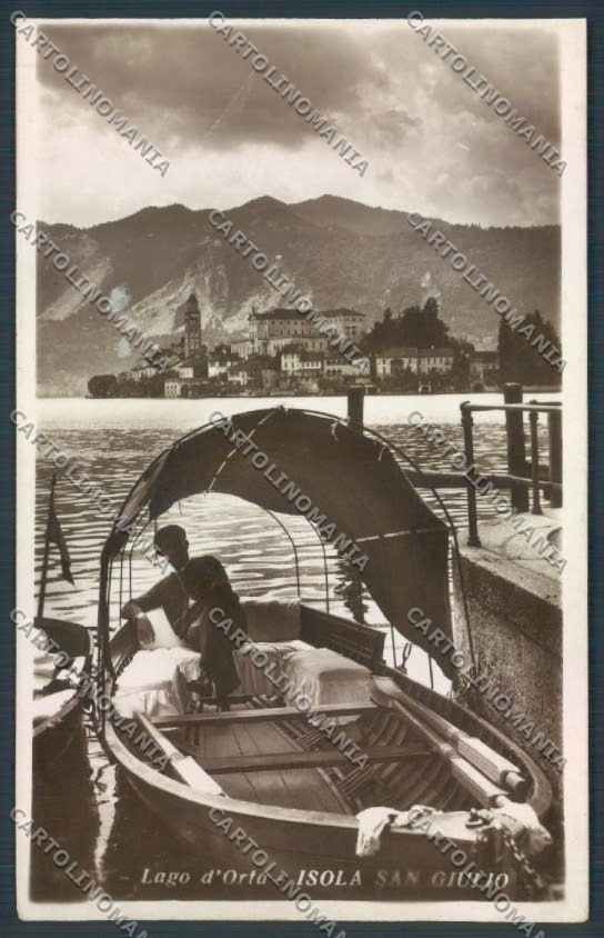Verbania Orta Barca Foto cartolina ZQ7355 – fronte